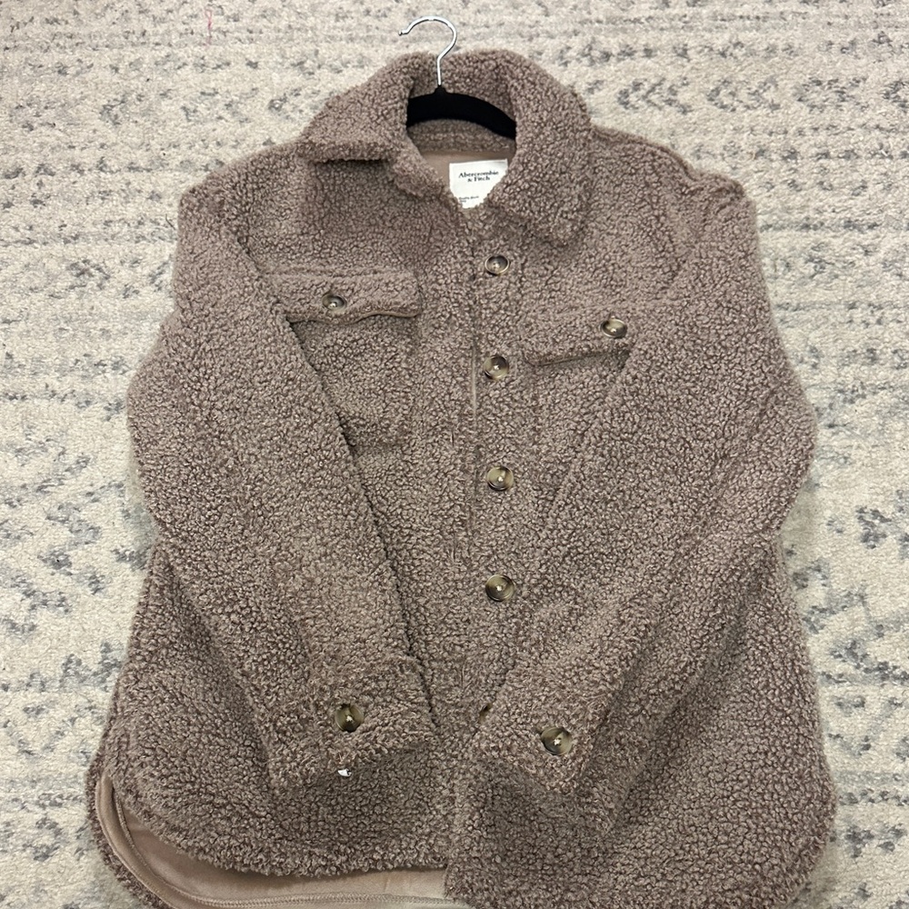 A&F teddy jacket